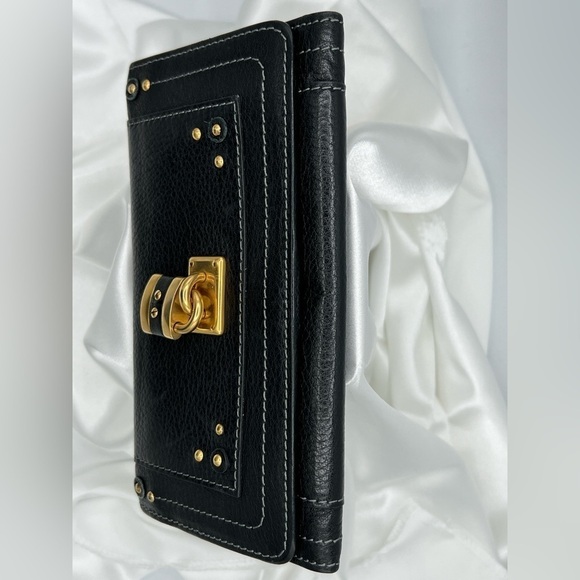 NEW ARRIVAL: CHLOE Paddington Black Leather Bifold Wallet - Picture 6 of 11